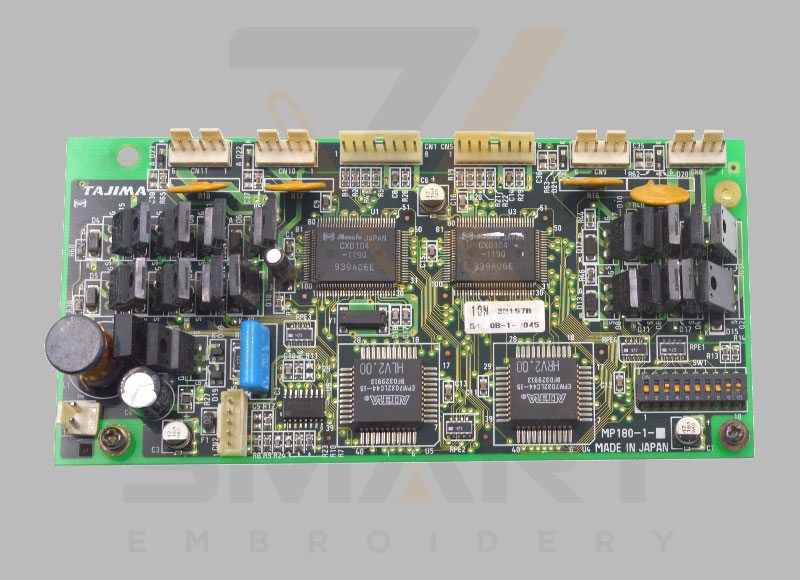 ใช้ MP 180-1 การ์ดอิเล็กทรอนิกส์ HLV 2.00 สำหรับ Tajima Single Head Embroidery Machine 0J2700101060 CL6101A60000