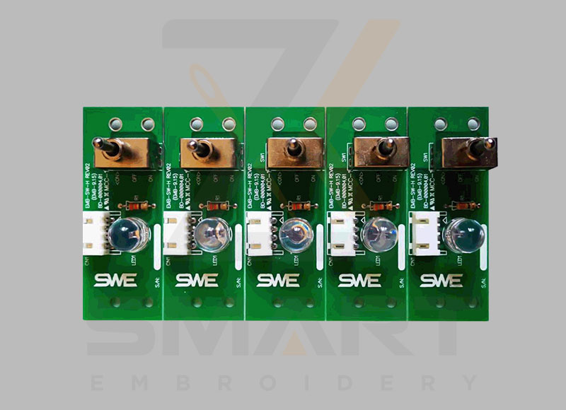 BD-000004 EMB-SWF-H SWF Head On Off Switch Board Card Rev01 (EMB-9,15) ชิ้นส่วนอะไหล่เครื่องปัก Sunstar