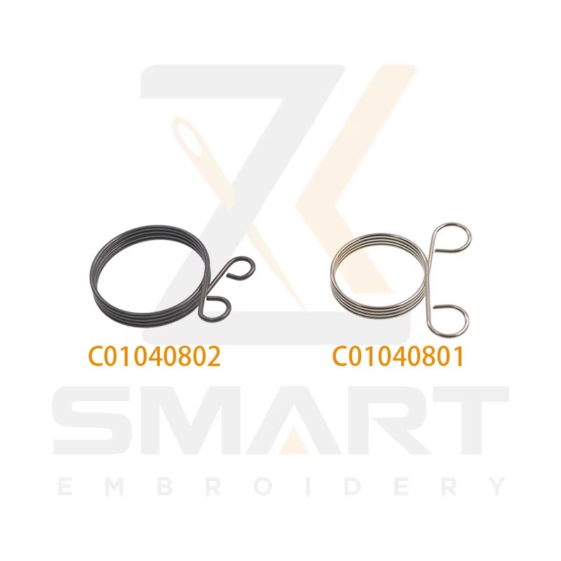 ยางห่วงโซ่ด้านบนกลับฤดูใบไม้ผลิ JE0501000000 สําหรับ Tajima เครื่องห่อชิ้นส่วน C01040801 C01040802