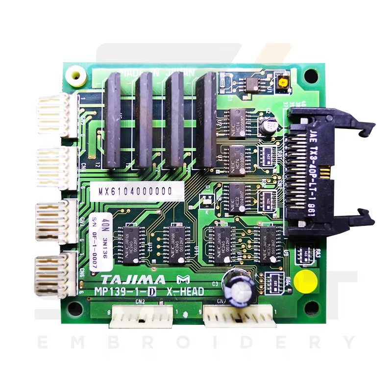 Tajima ชิ้นส่วนเครื่องบดใช้ MP139-1-D Tajima: หัวแอมป์การ์ด MX6104000000 0J2702000000