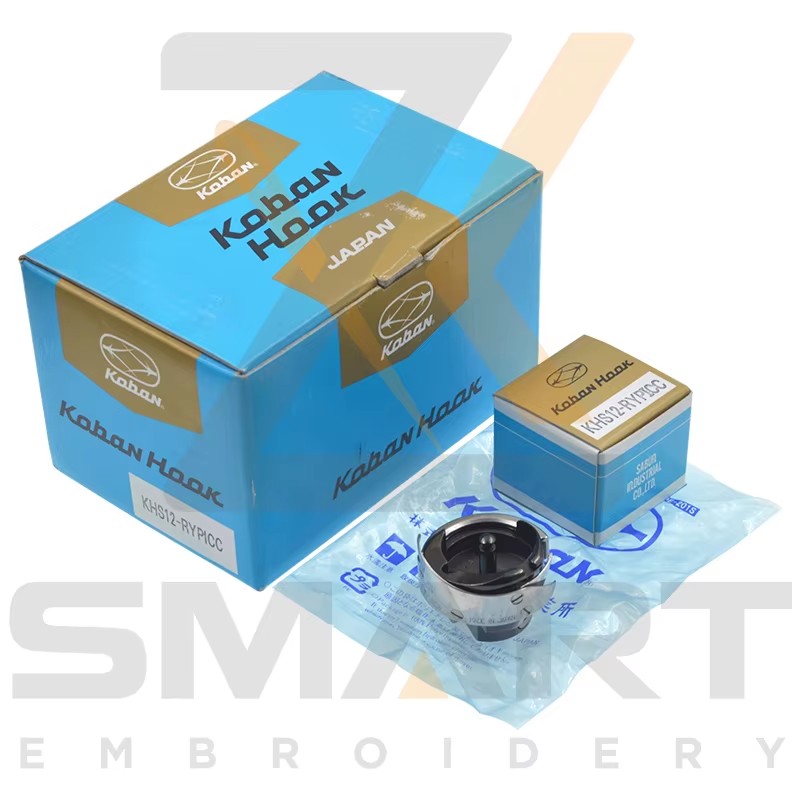 Original Koban DLC Coating Rotary Hook KHS12-RYPICC สําหรับ Tajima Barudan SWF Chinese Embroidery Machines R01KHS12-RYPICC-S