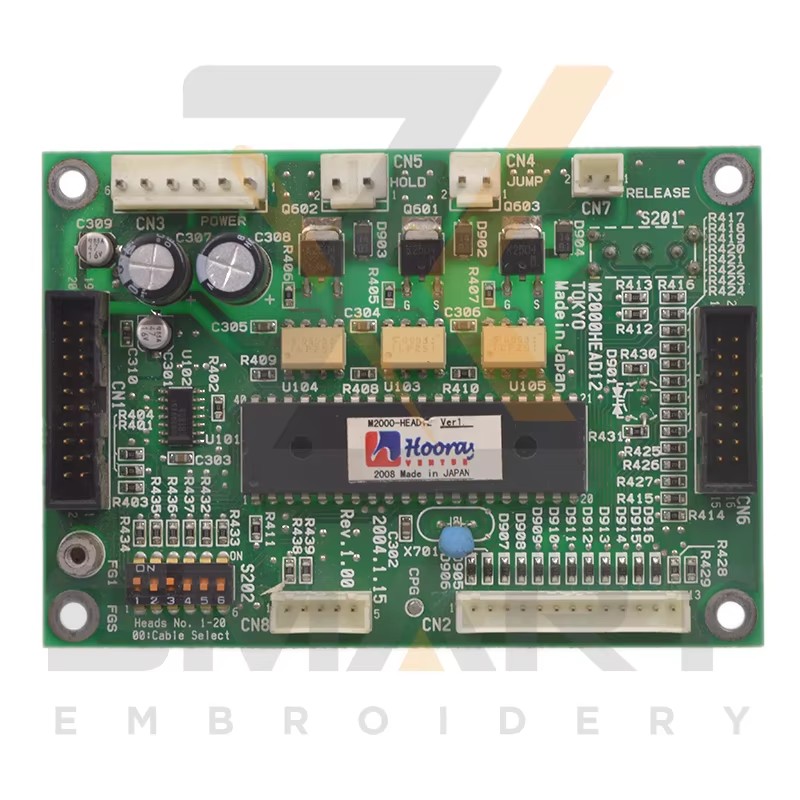 บัตรฐานแรงดันไฟฟ้าที่ใช้ M2000HEAD12 TOKYO ชิ้นส่วนเครื่องห่อหุ้มจีน EDH0502-M2000HEAD12