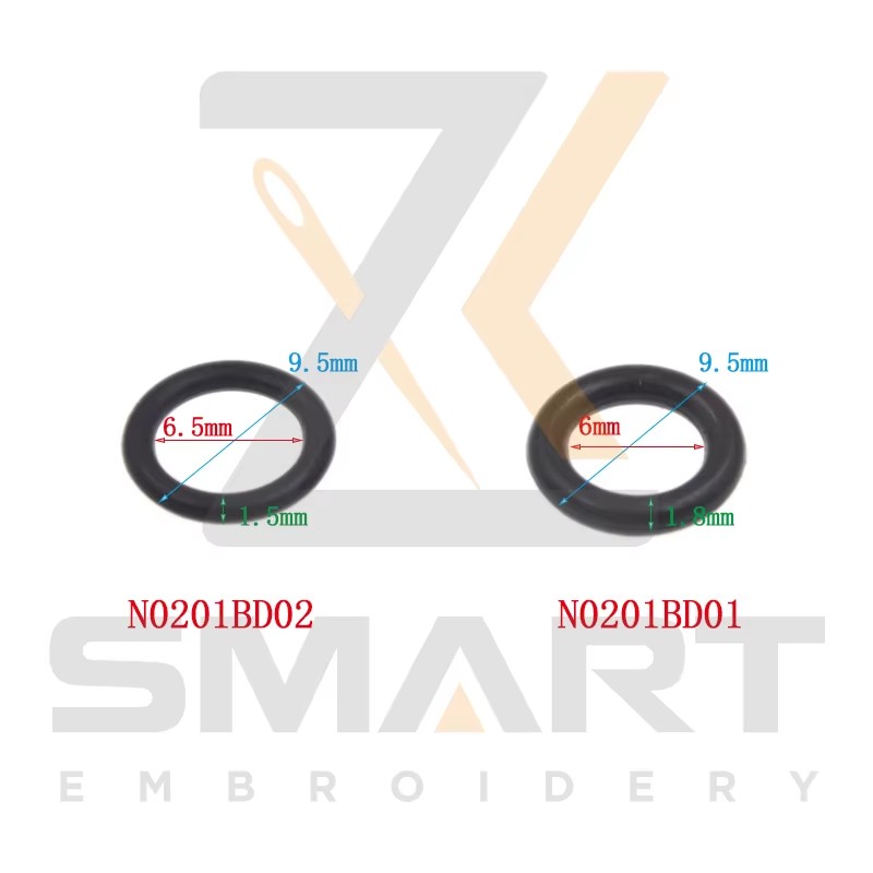 100 ชิ้น Barudan เครื่องห่อชิ้นส่วน A9014055 KF232120 O-ring N0201BD01 N0201BD02